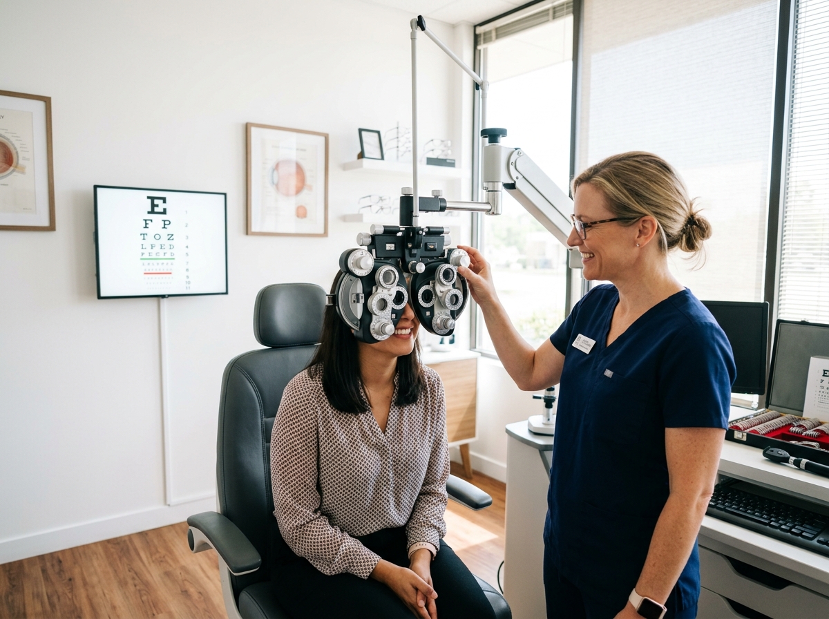 Exames de Vista Optometrista Óptica TF